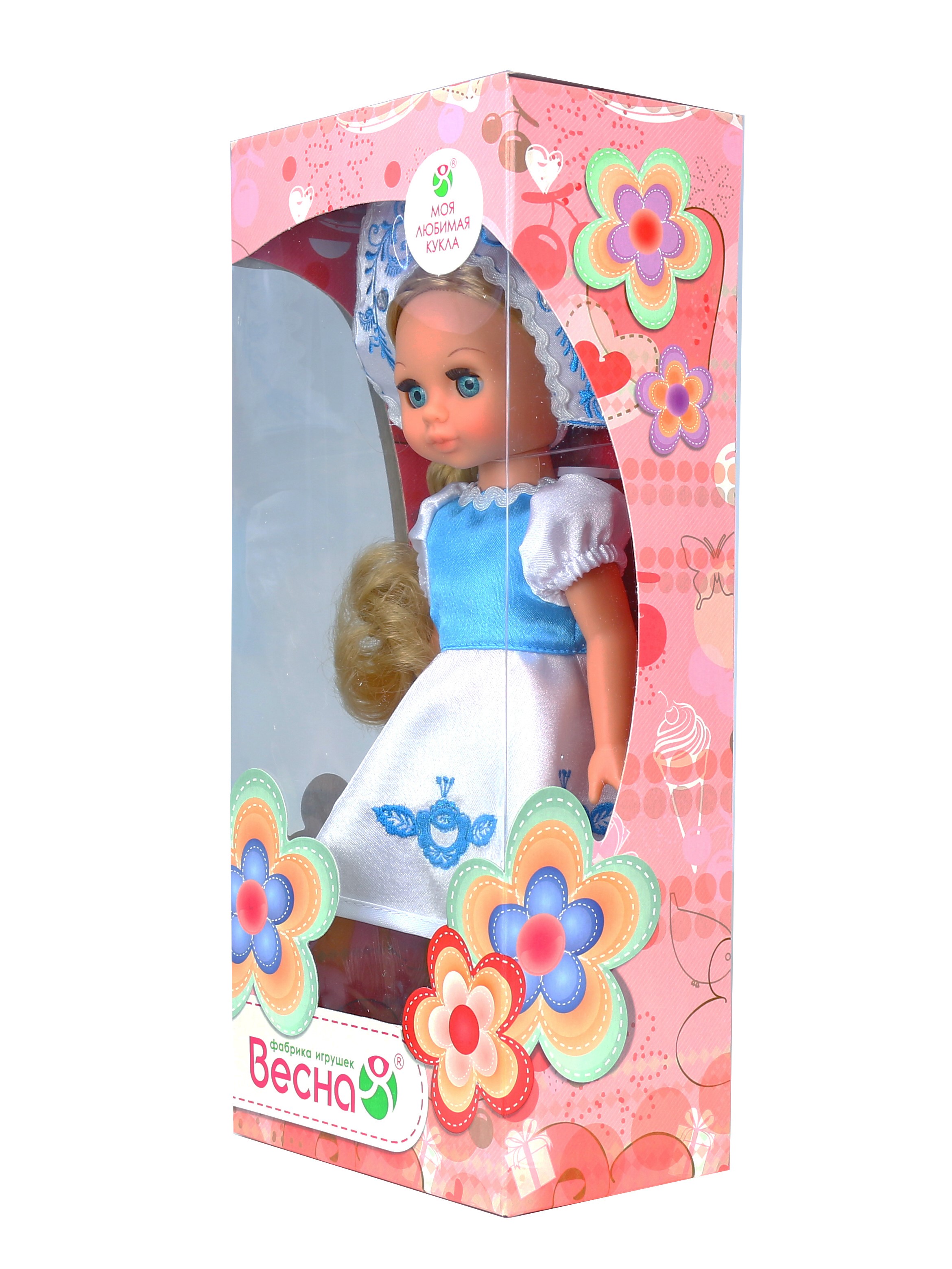 Кукла классическая Весна Эля Гжельская красавица высота 30 см В2638 - фото 2