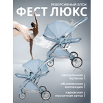 Коляска прогулочная Farfello Фест Люкс / Fest Lux голубой