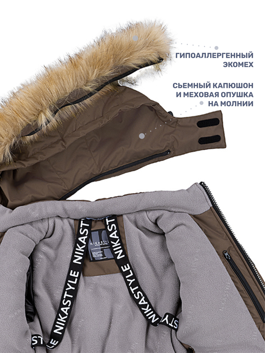 Куртка NIKASTYLE 4з3724 орех - фото 6