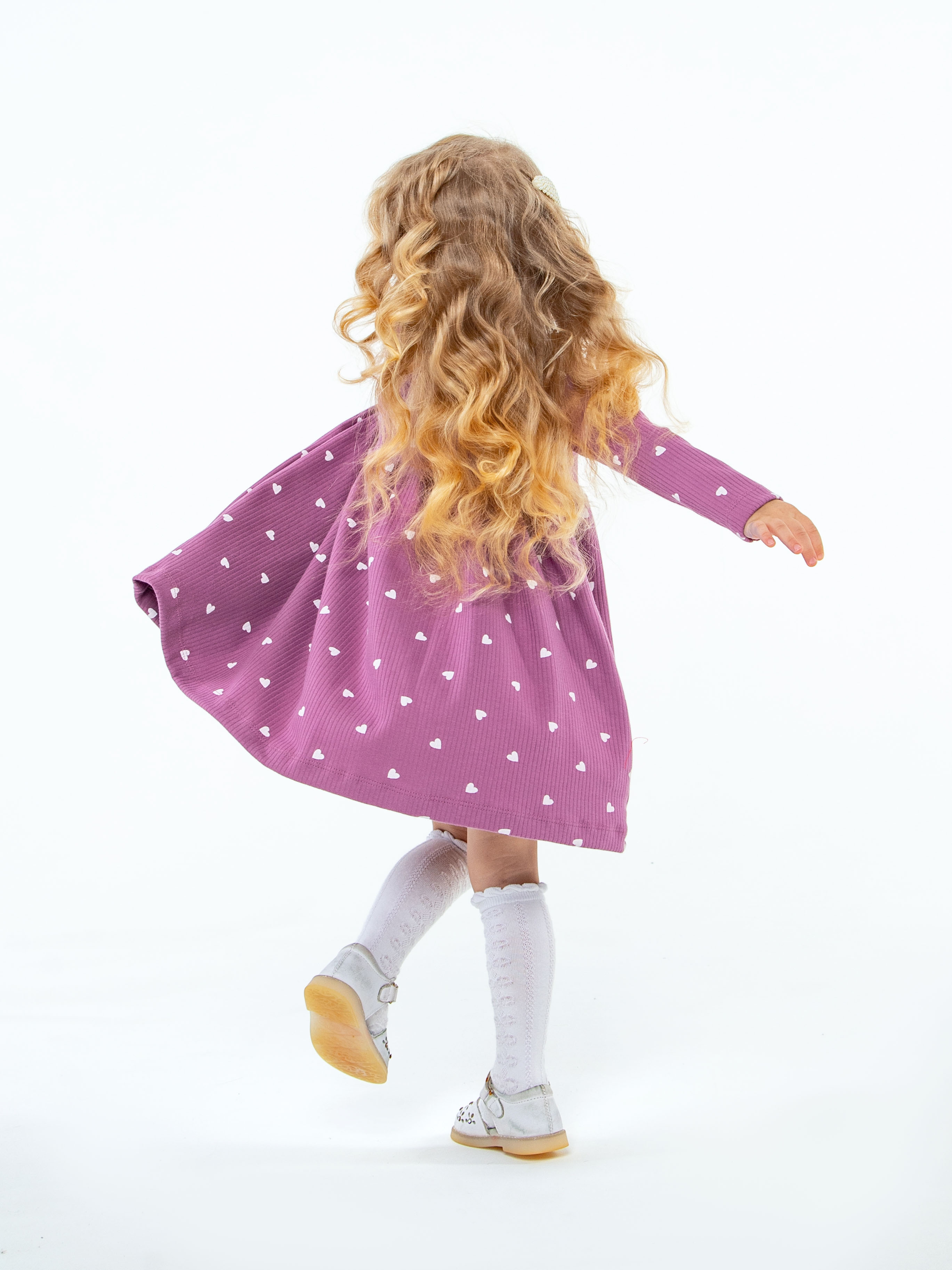 Платье LEVA платье для девочки_мелодия сердец - фото 11