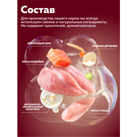 Корм сухой Зоогурман Zoogurman Active Life, Индейка, 12 кг