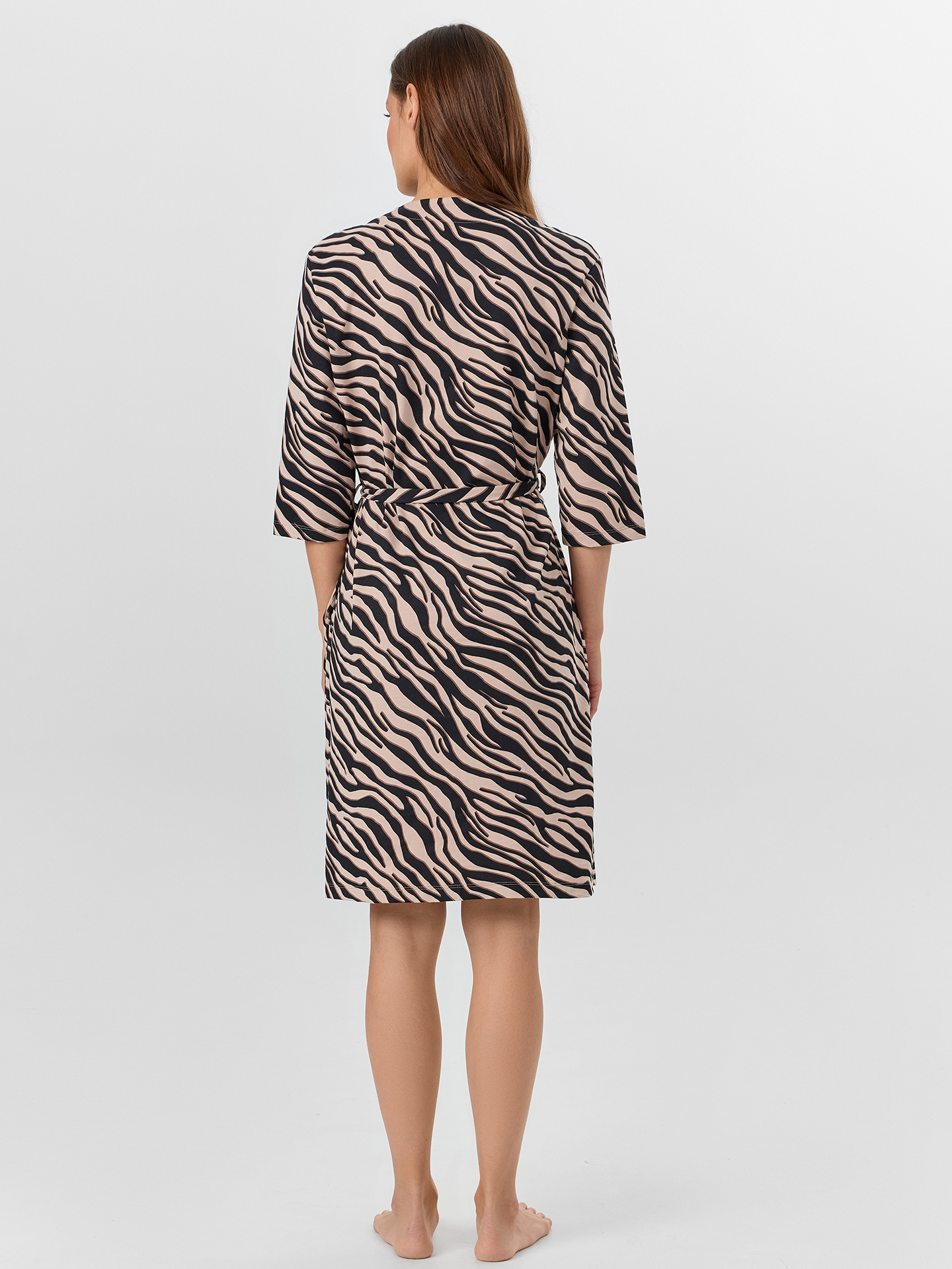 Халат Mark Formelle (Марк Формэль) 552275/1/зебра на холодном бежевом - фото 3