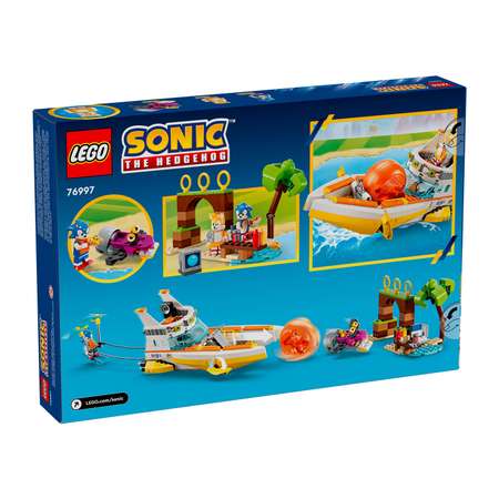 Конструктор LEGO Sonic the Hedgehog Приключенческая лодка Тейлза блочный