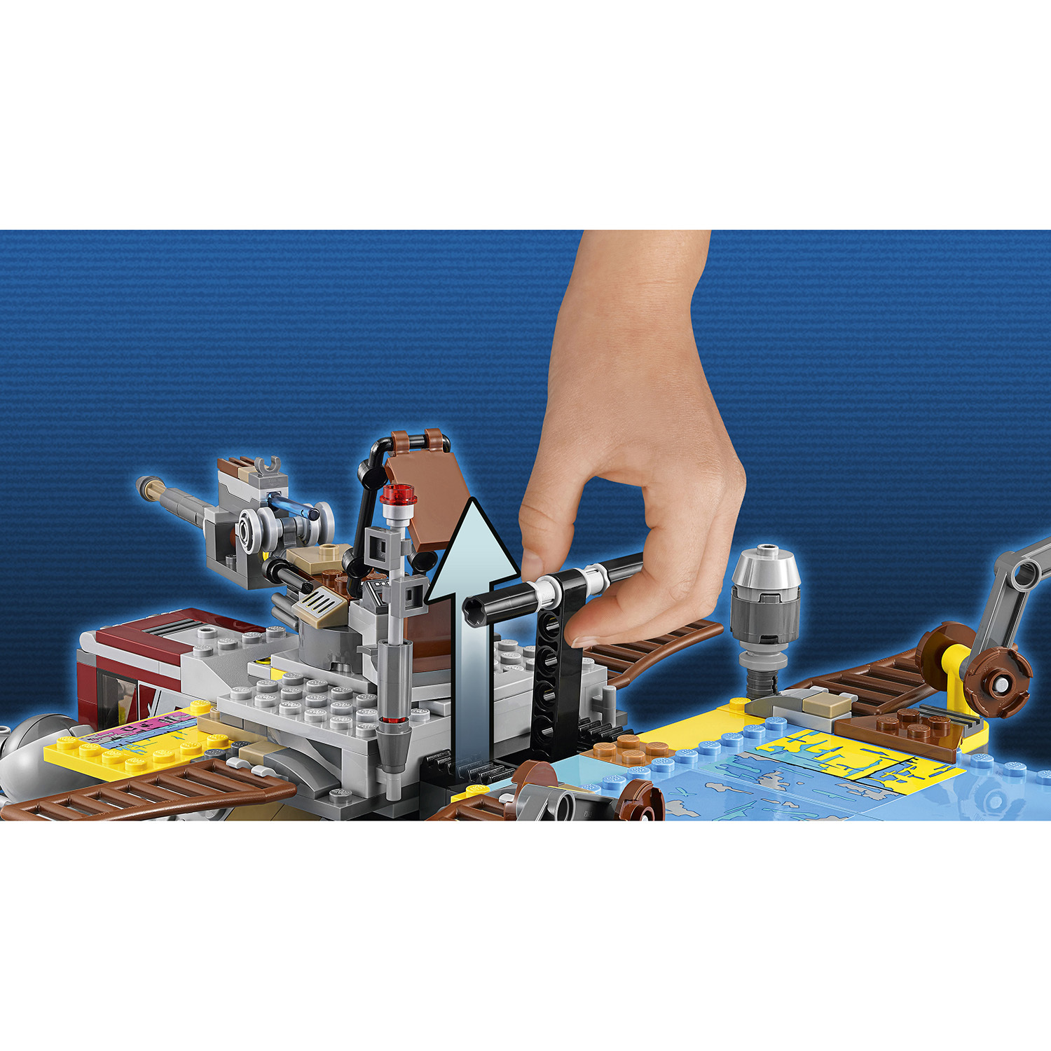 Конструктор LEGO Star Wars Вездеход AT-TE капитана Рекса блочный - фото 10