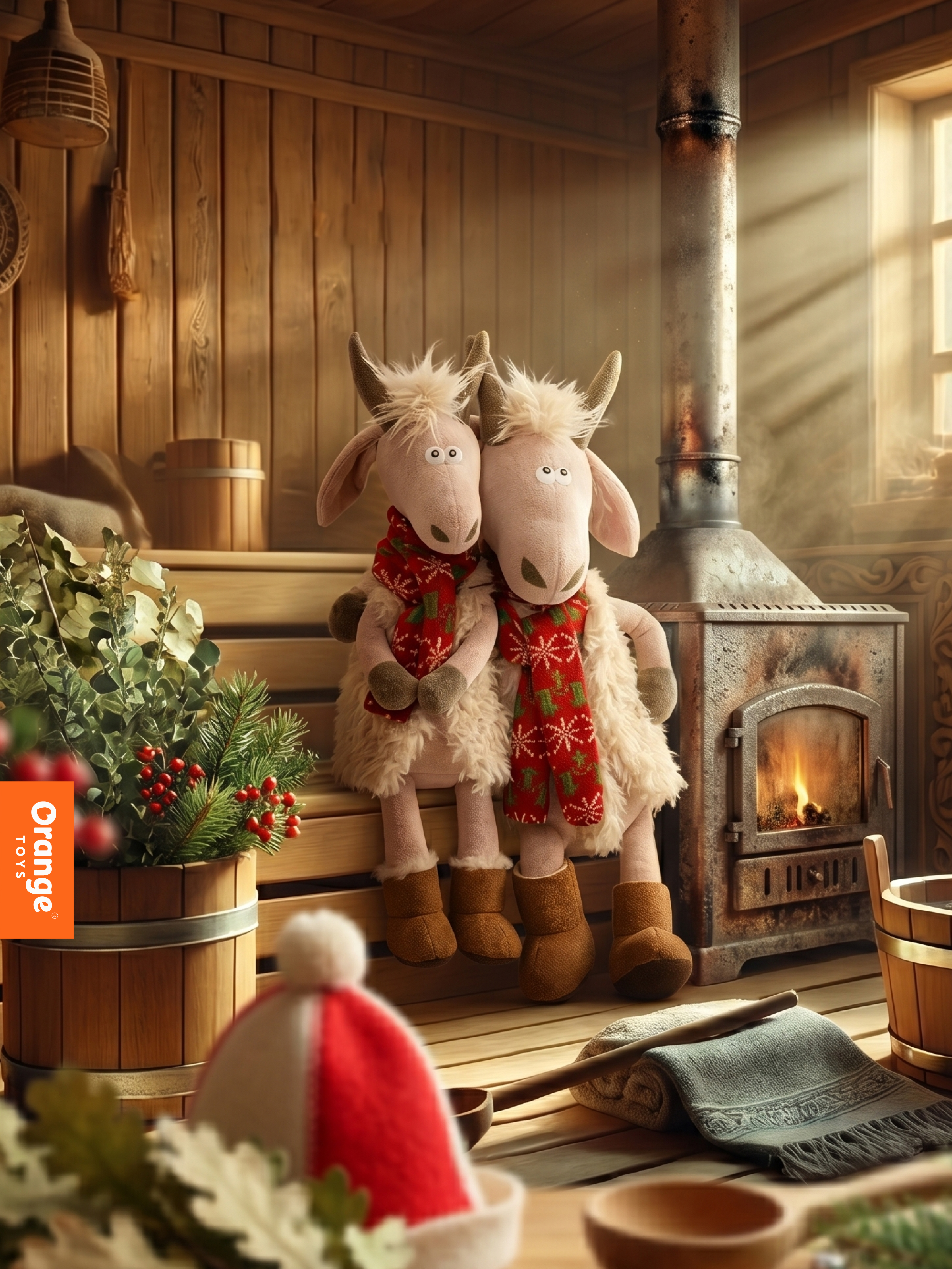 Мягкая игрушка Orange Toys Козёл Иваныч 40 см - фото 6