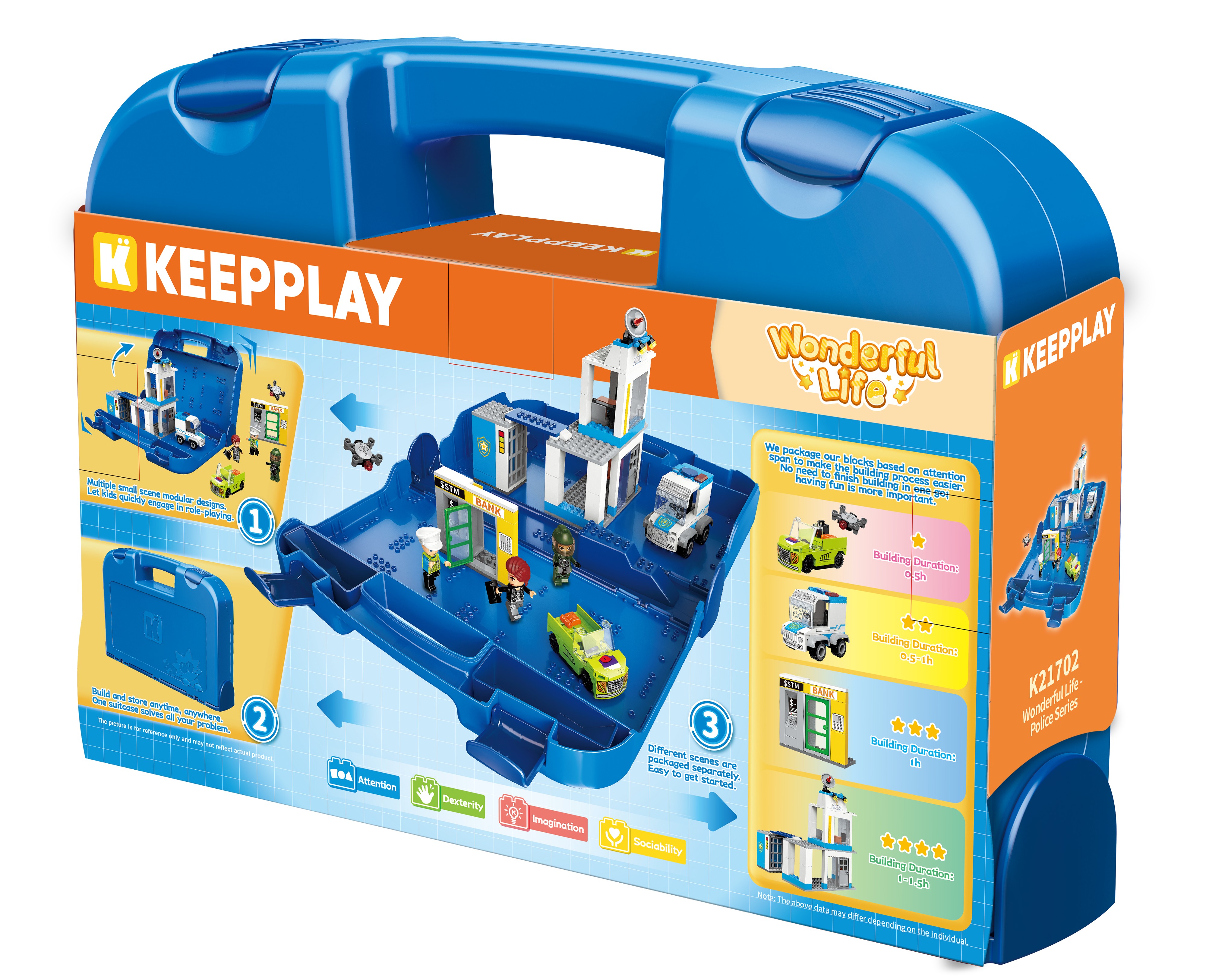 Конструктор QMAN Полиция 232 дет. - фото 11