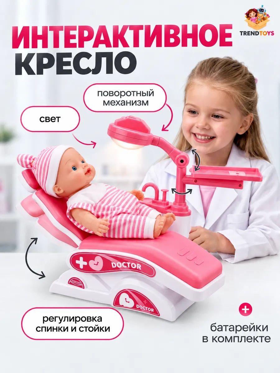 Игрушка TrendToys Доктор Стоматолог 30 предм. - фото 5