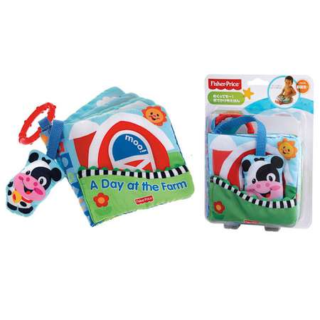 Мягкая книжка Fisher Price Приключения на ферме