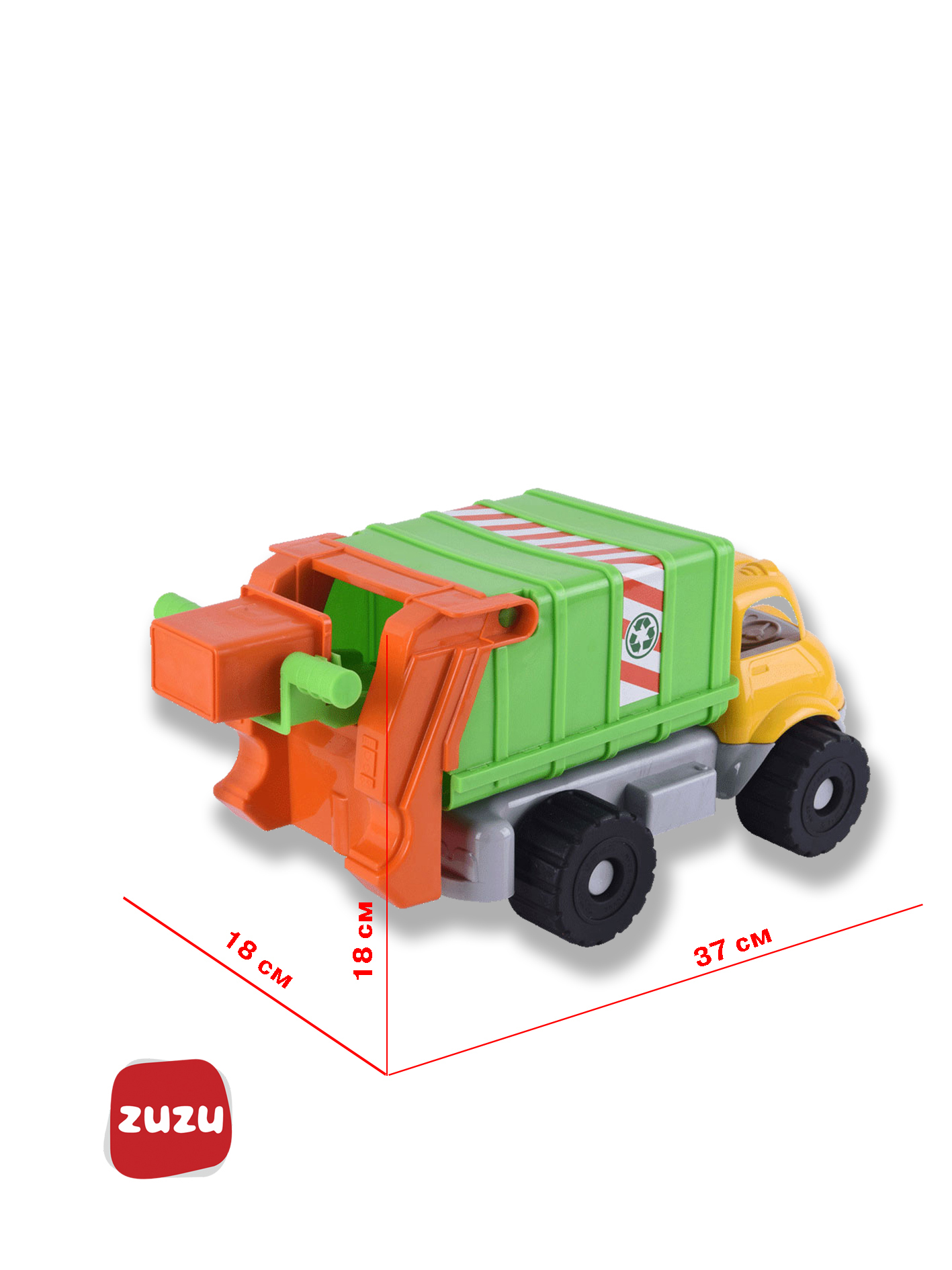 Уборочная машина ZUZUTOYS Мусоровоз 4005 - фото 7