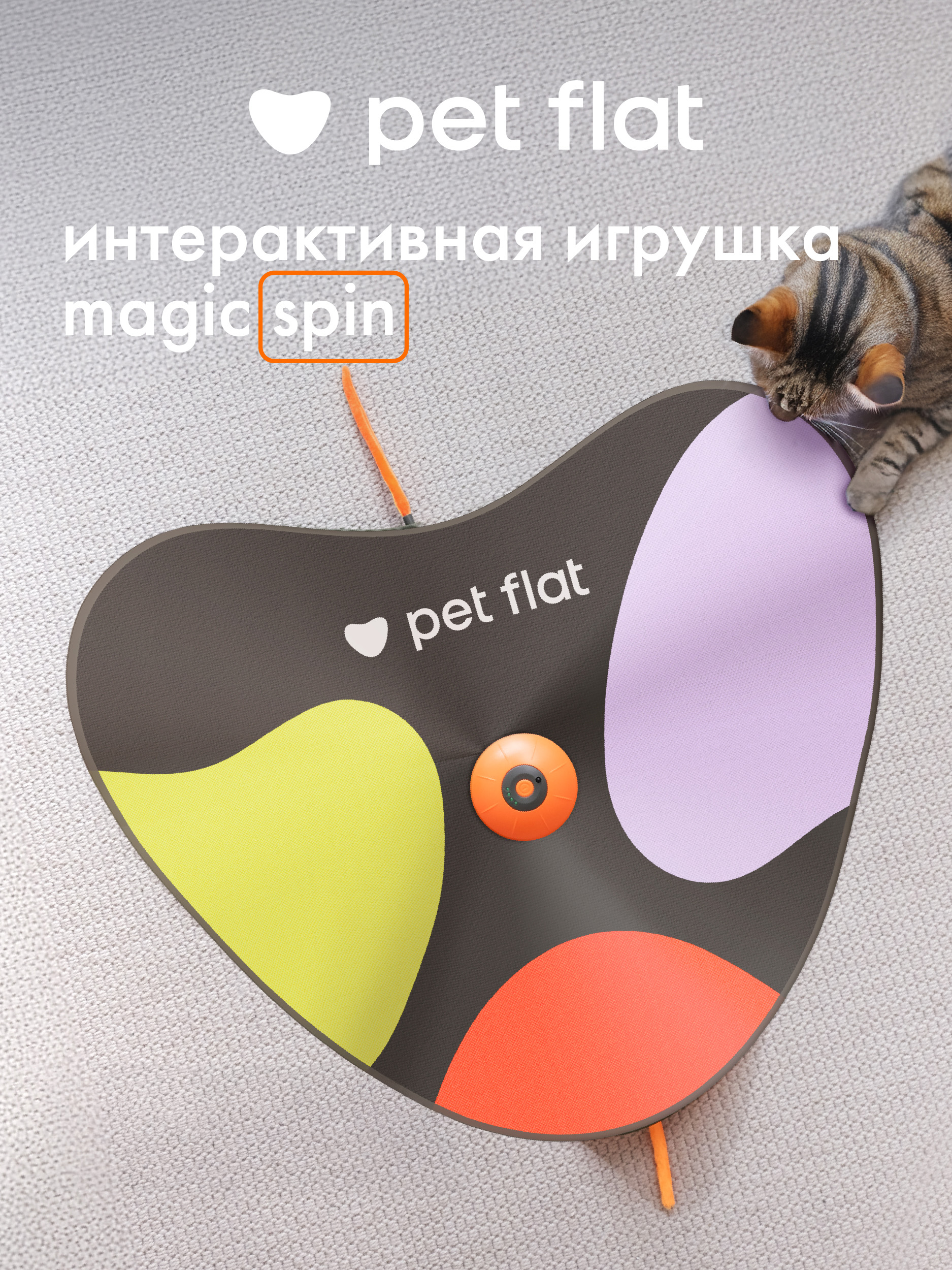 Интерактивная игрушка Pet Flat Дразнилка-прятки - фото 1
