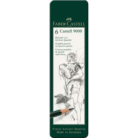 Карандаши чернографитные Faber Castell 6 шт.