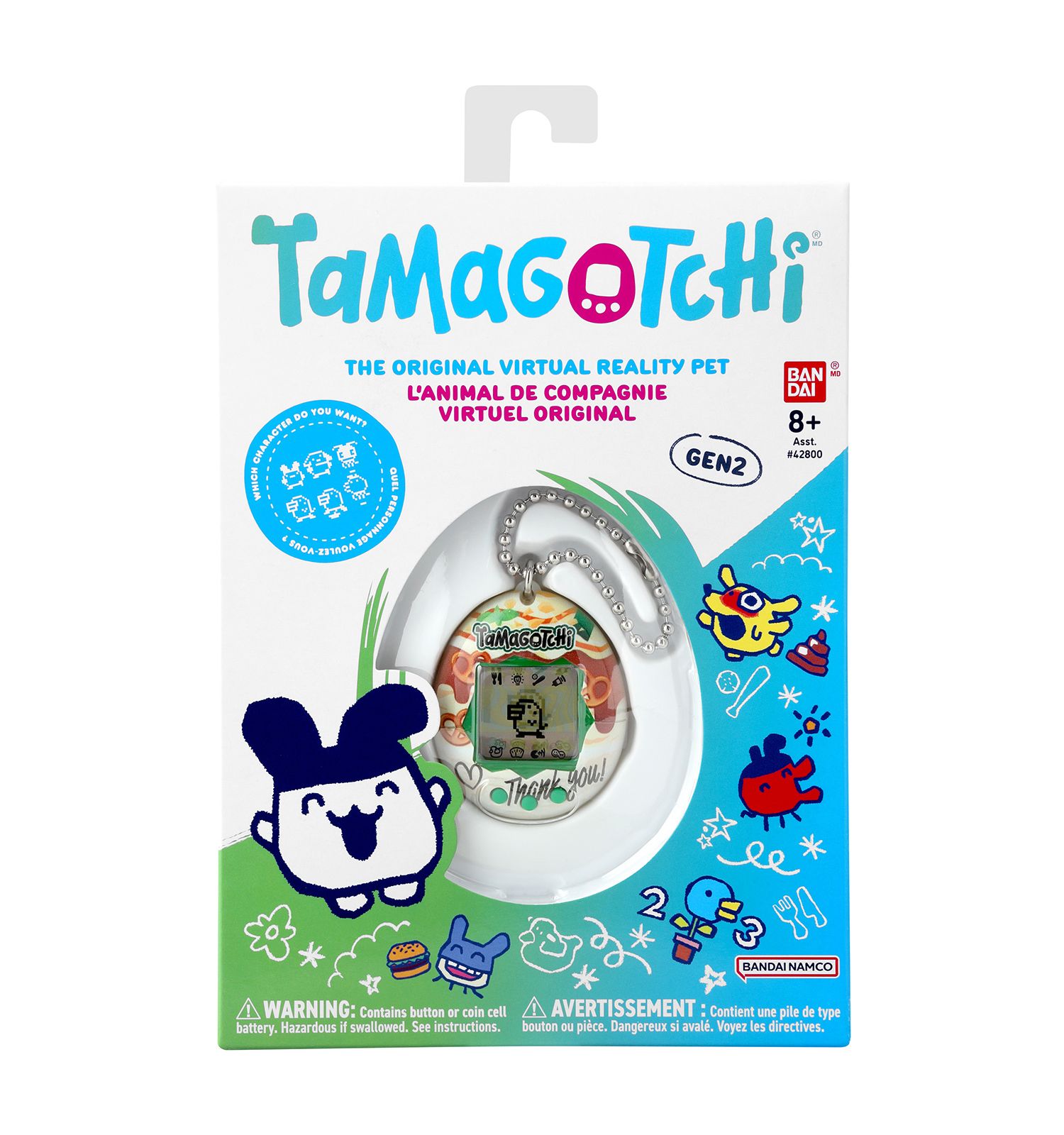 Фигурка Tamagotchi Тама Карамел Натс Ориджинал - фото 1
