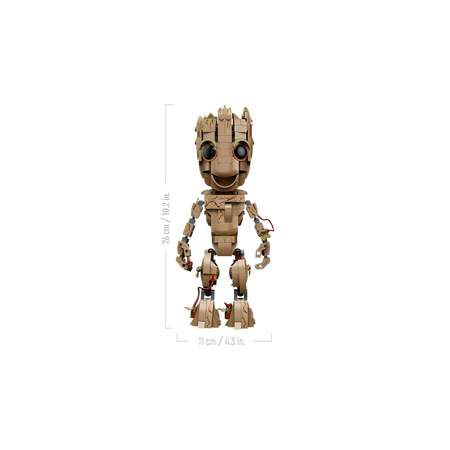 Конструктор LEGO Marvel Super Heroes I am Groot блочный