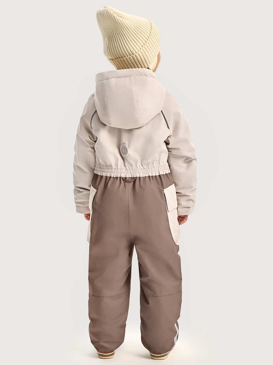 Комбинезон NIKASTYLE 8м8626 кешью/капучино - фото 3