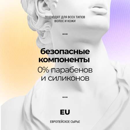 Набор средств Roslin Men Пантенол 1000 мл 2 шт.
