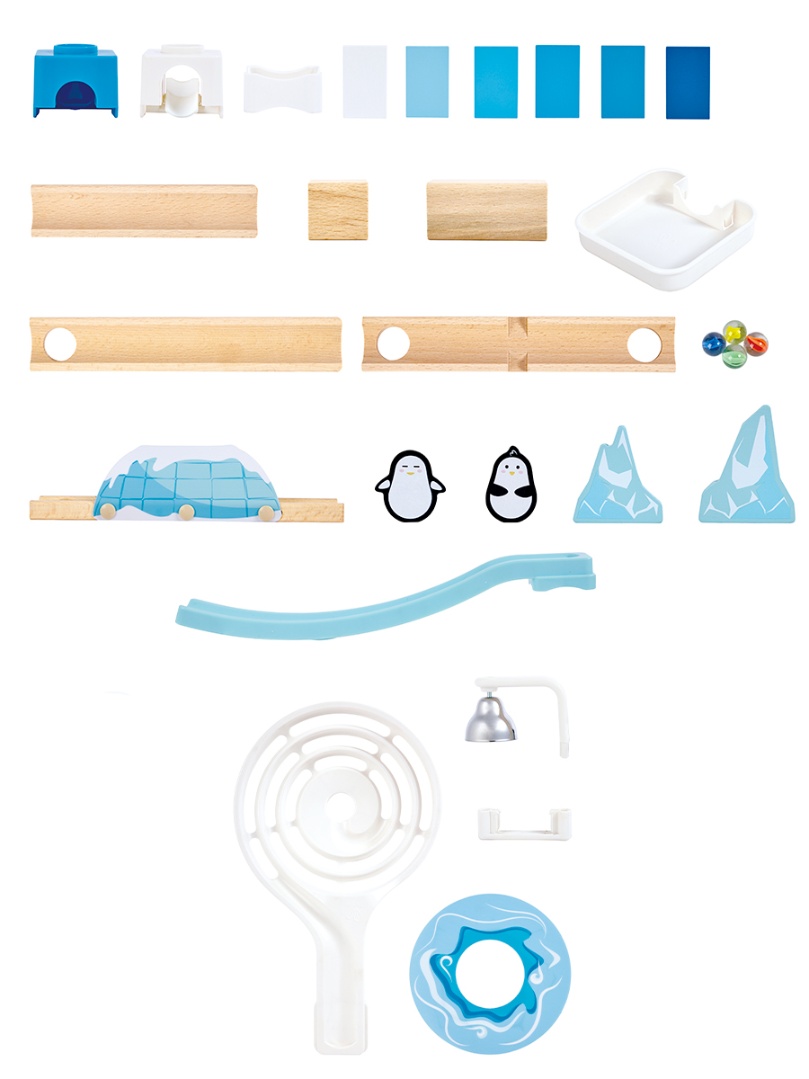 Конструктор Hape Гонки деревянный 112 дет. - фото 9