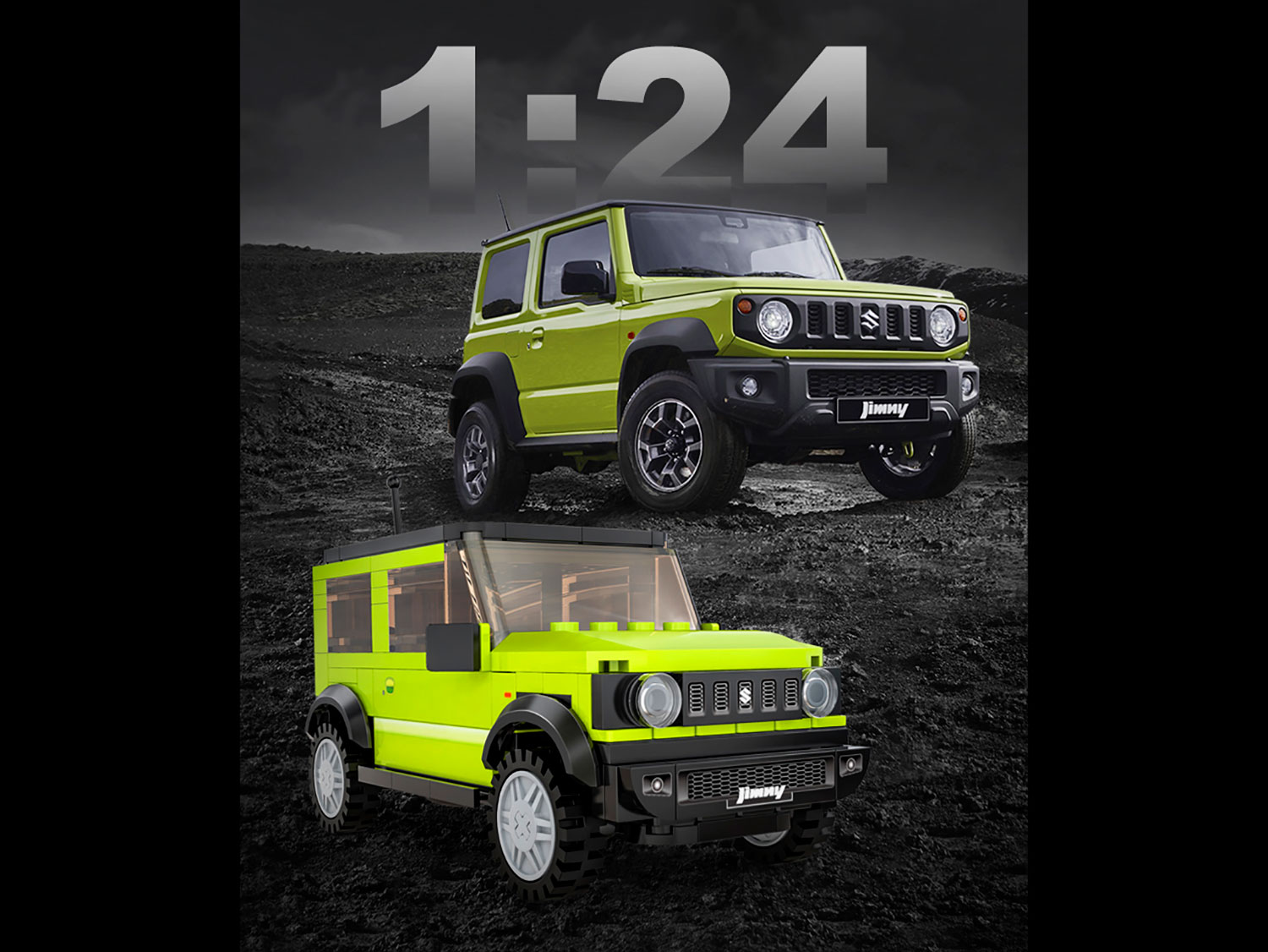 Конструктор CaDa Suzuki Jimny 192 дет. - фото 6