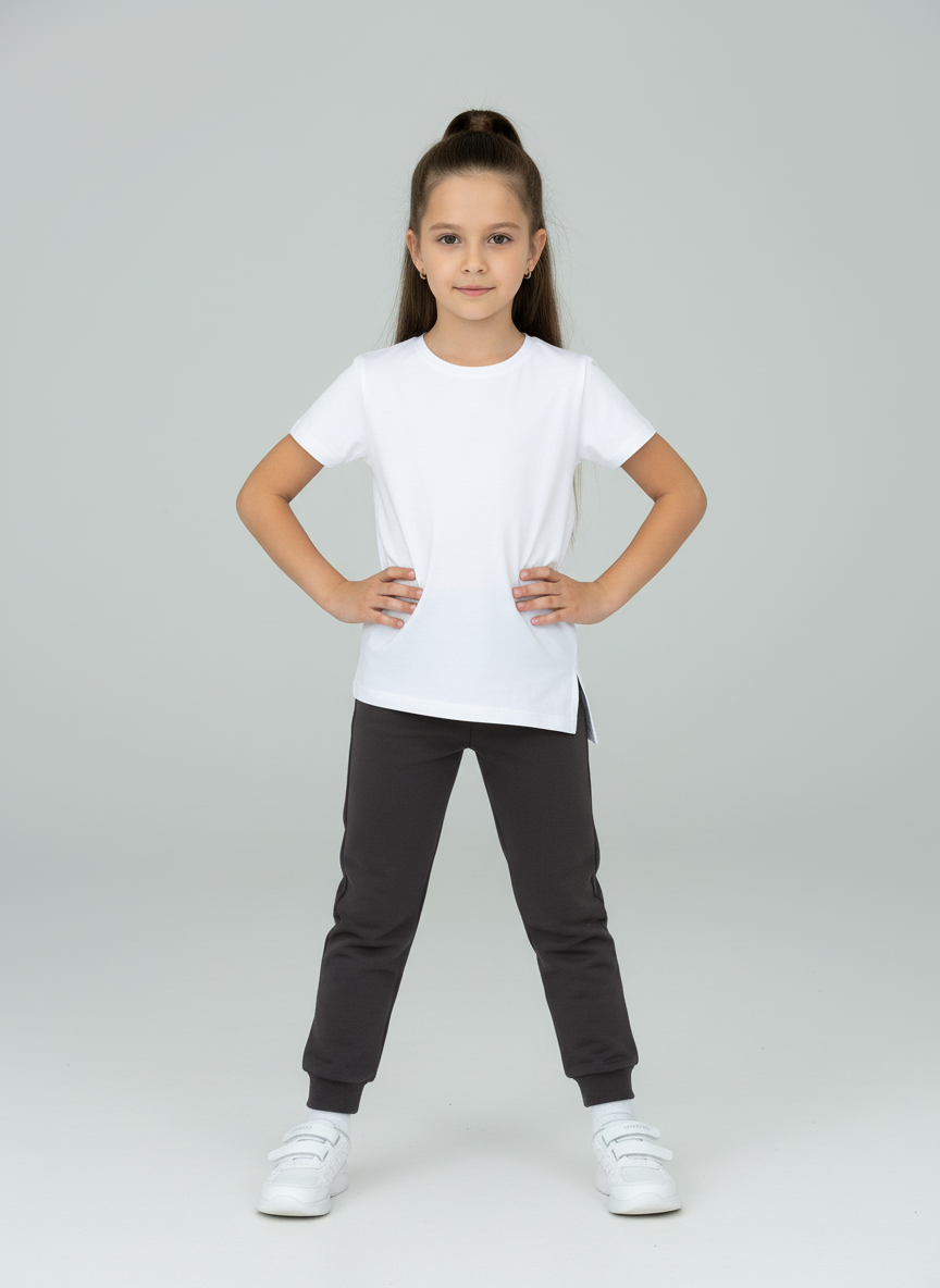 Брюки Утенок 432/1 серый - фото 1