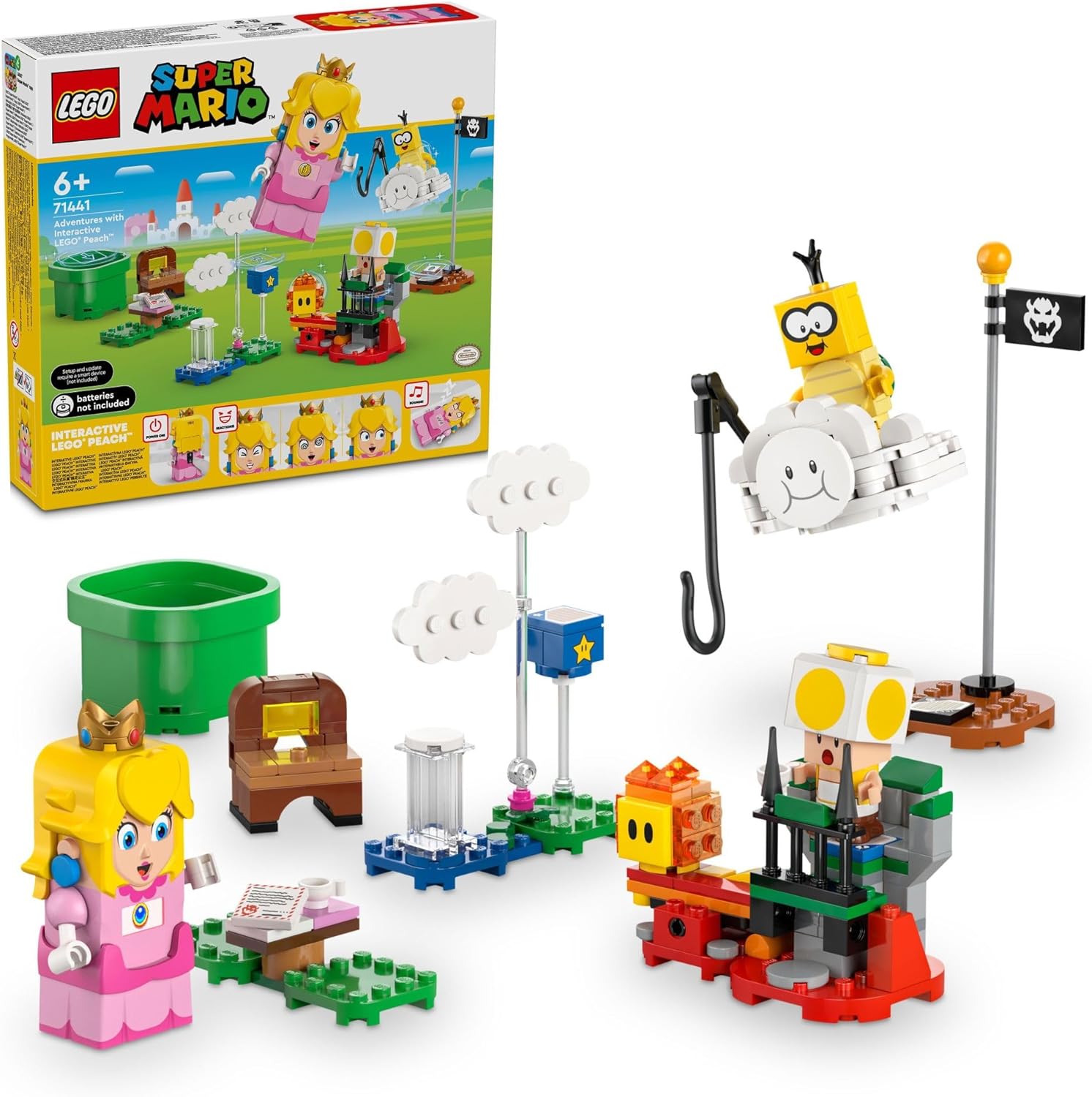 Конструктор LEGO Super Mario Приключения Пич 208 дет. - фото 1