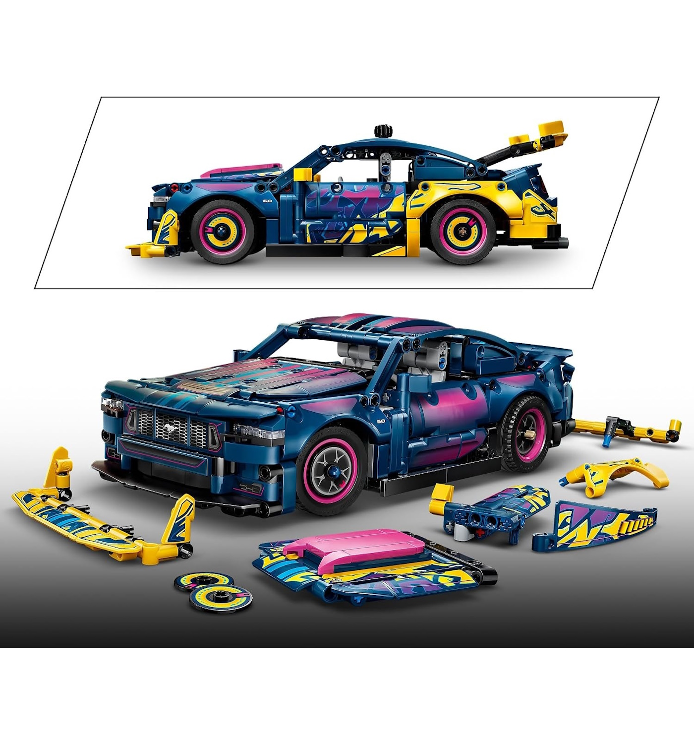 Конструктор LEGO Technic Ford Mustang GT 973 дет. - фото 3