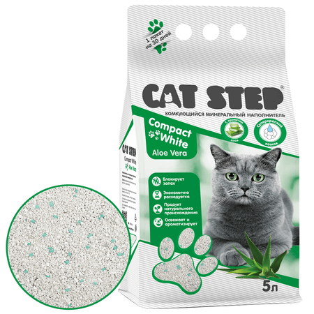 Наполнитель Cat Step 5 л комкующийся, минеральный