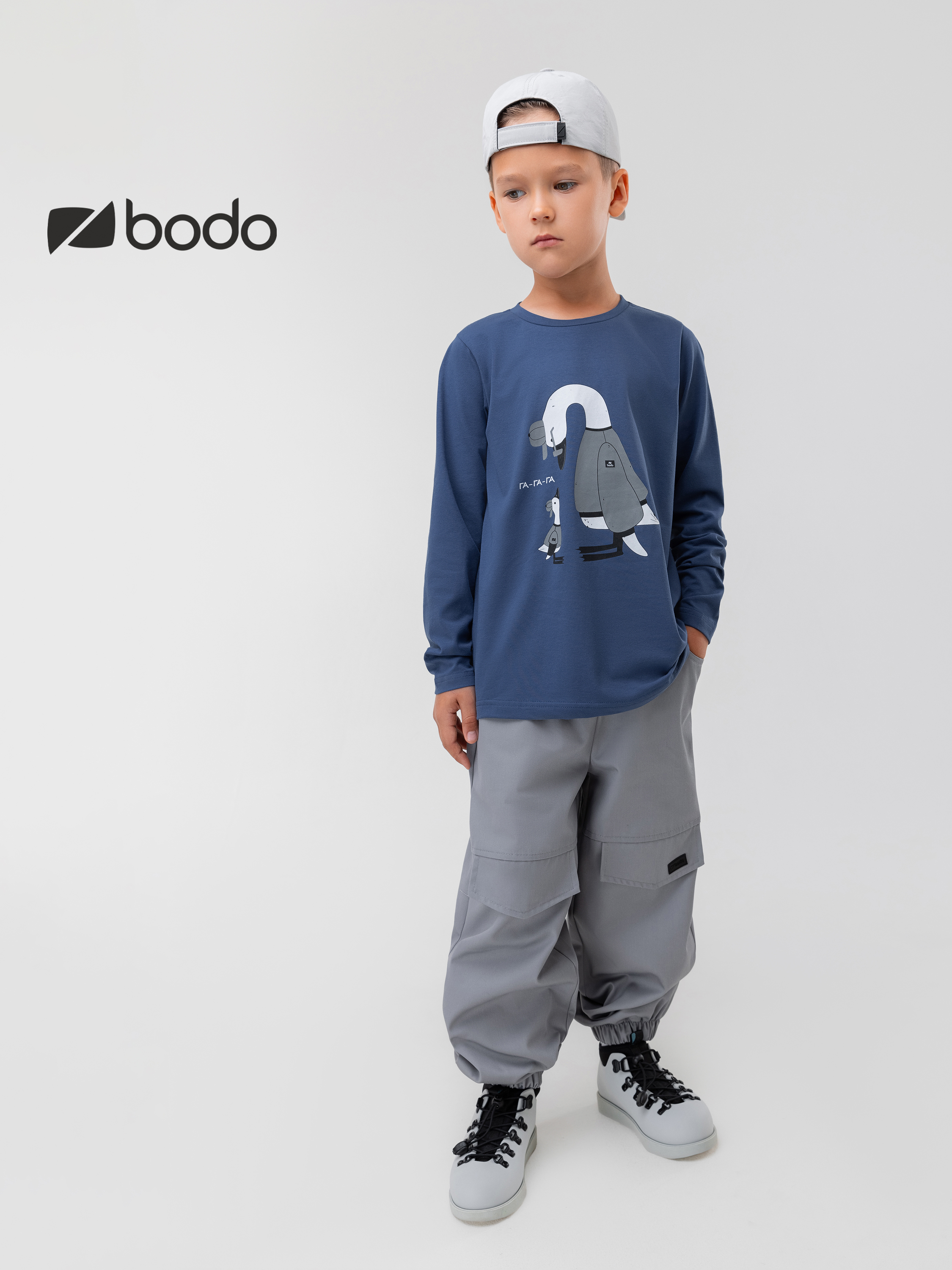 Лонгслив Bodo 7-289MU_индиго - фото 2