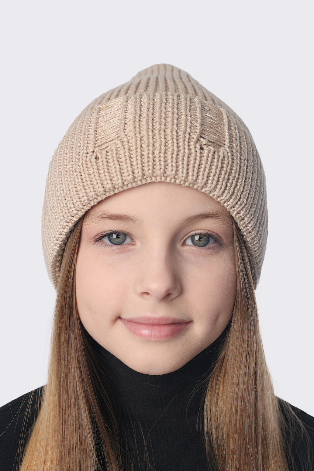 Шапка Potomok 14w25-233беж - фото 4