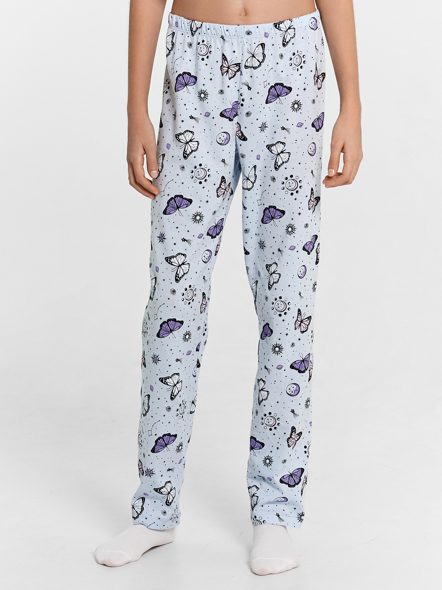 Пижама Mark Formelle (Марк Формэль) 567728/голубой +бабочки на голубом - фото 7