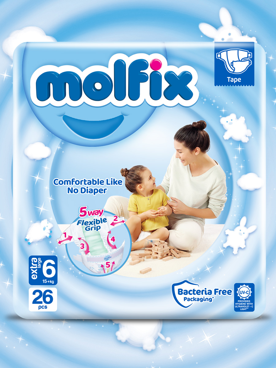 Подгузники Molfix 6 26 шт. - фото 4