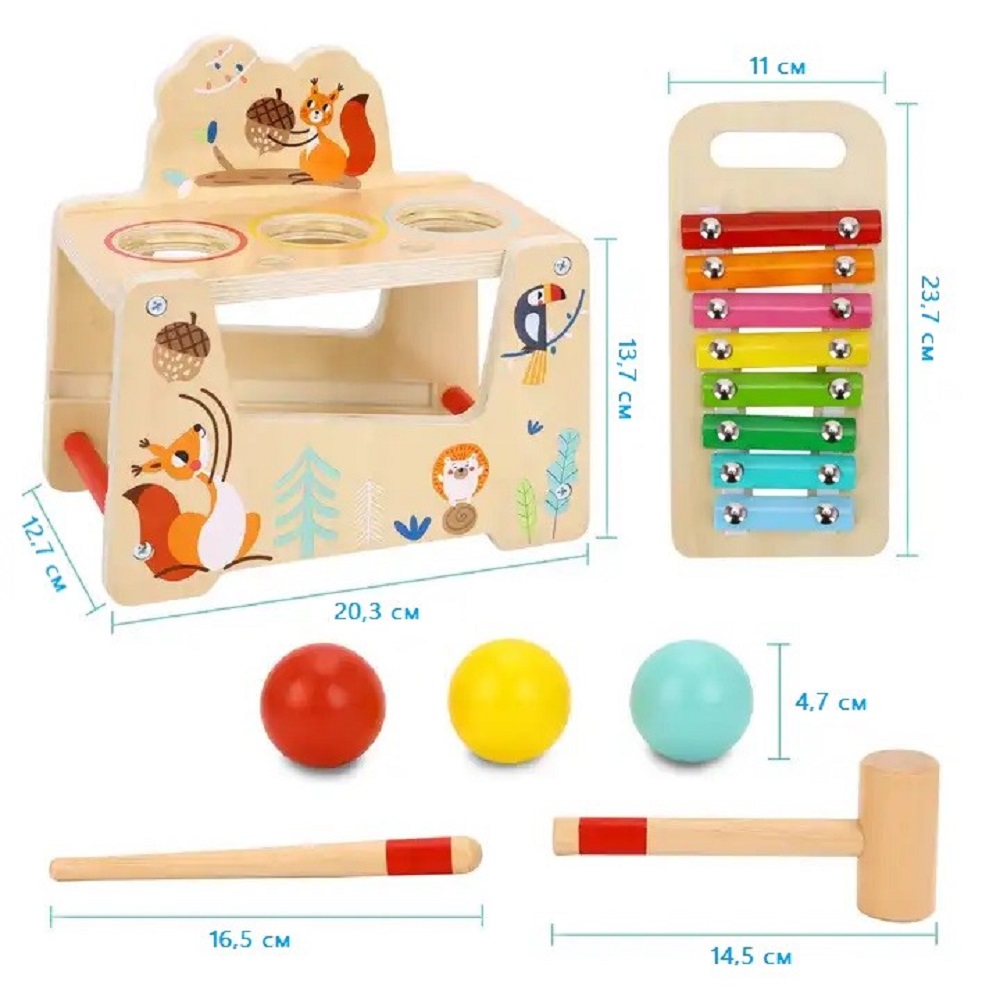 Игрушка Tooky Toy сортер - фото 6