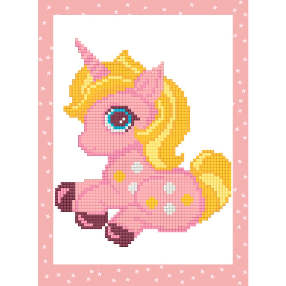 Алмазная мозаика Фрея Розовый единорог - фото 2