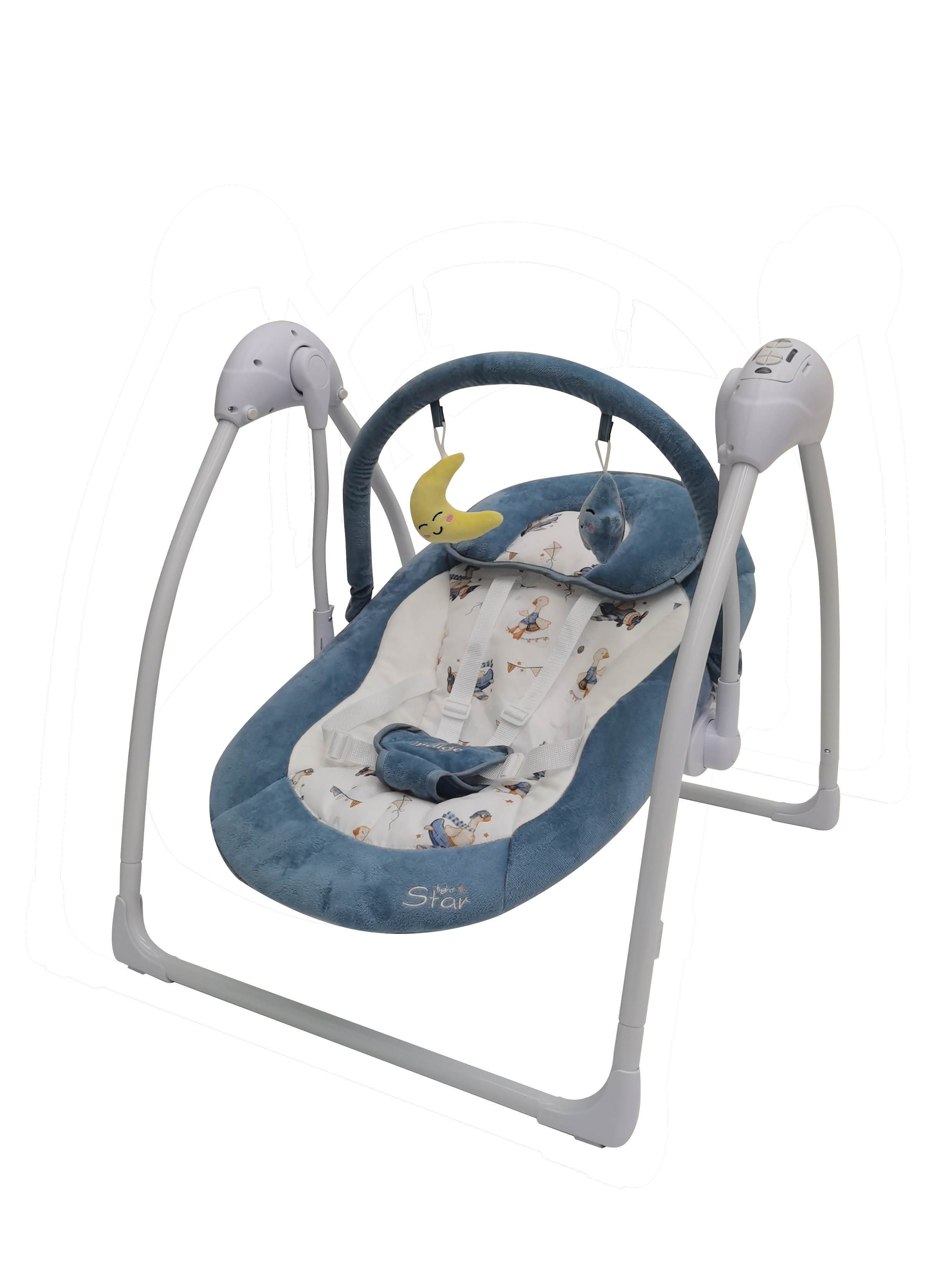 Качели Indigo Star light синий - фото 1