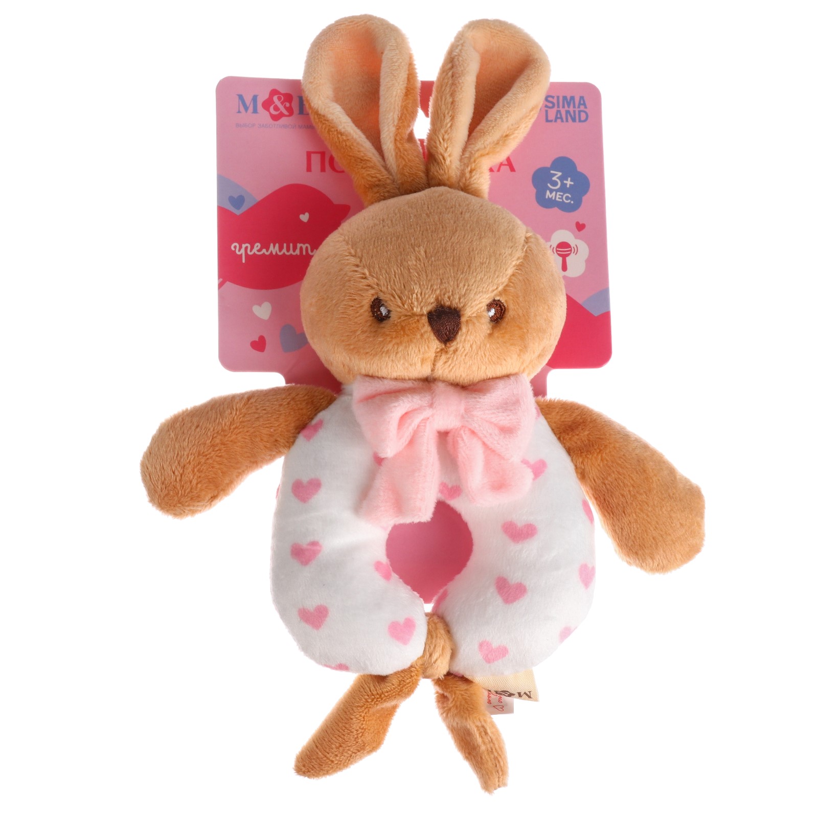 Игрушка Mum and Baby погремушка Зайка - фото 5