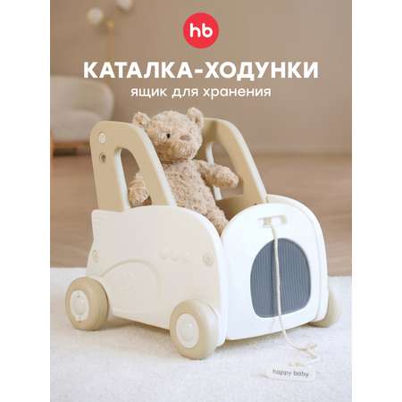 Каталка Happy Baby Vroomy белый