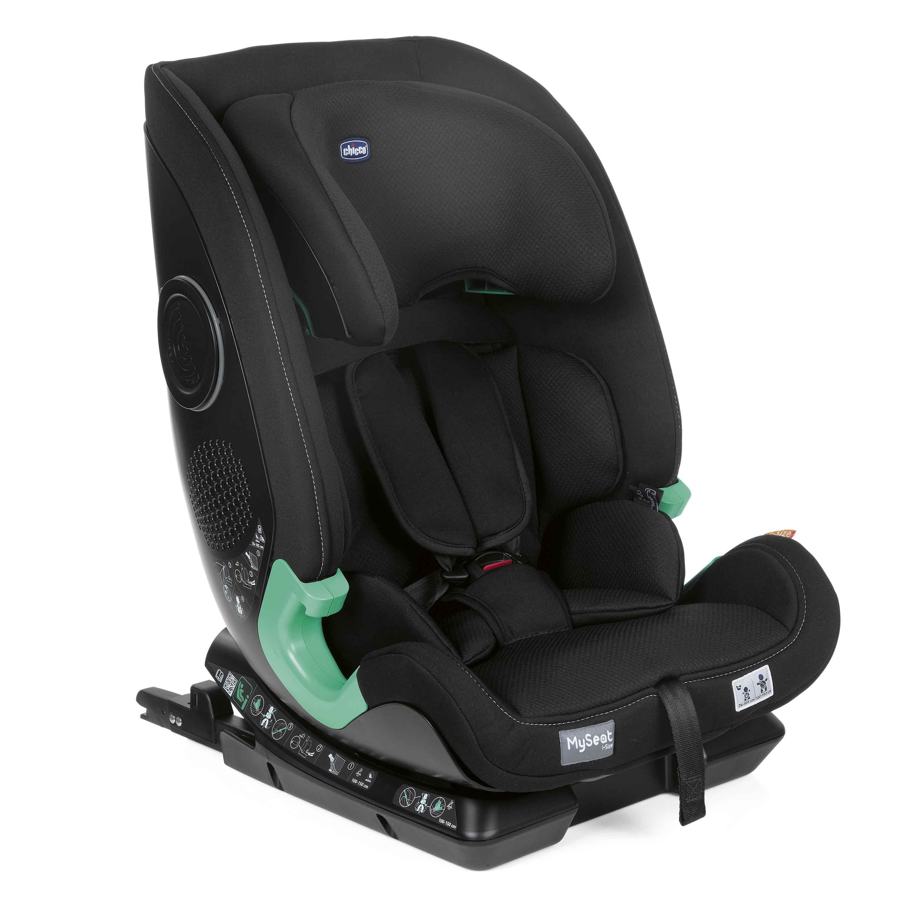 Автокресло Chicco My Seat Black Isofix 1/2/3 (9-36 кг) черный - фото 1