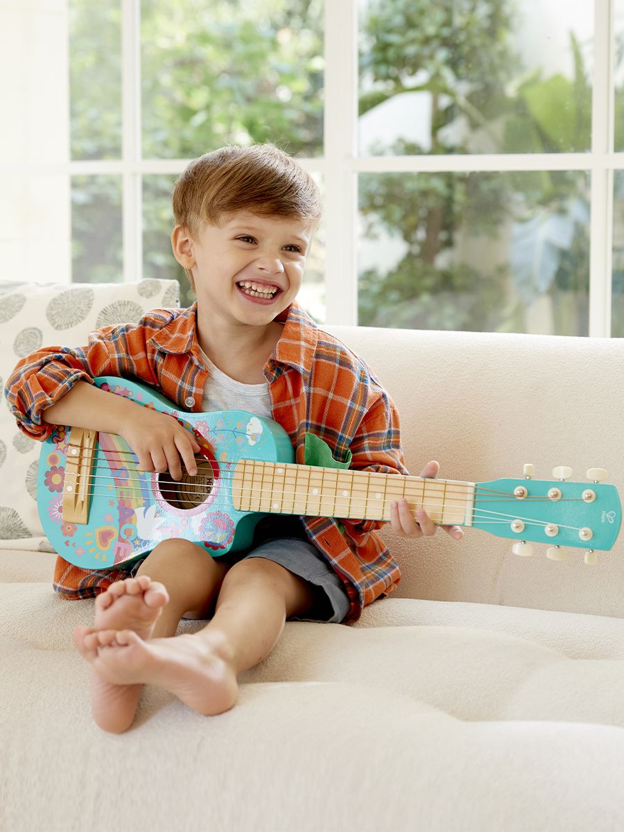 Игрушка музыкальная Hape Цветы гитара - фото 1