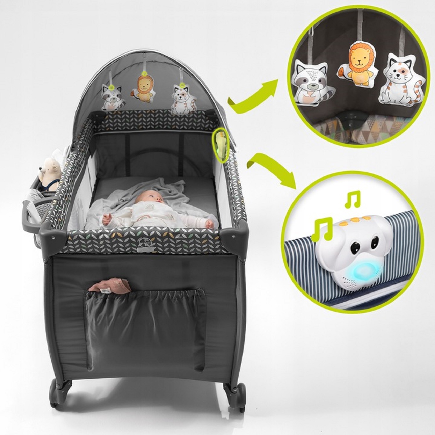 Манеж кровать Lionelo LLOZSVENBUNAYXXXXXXX - фото 7