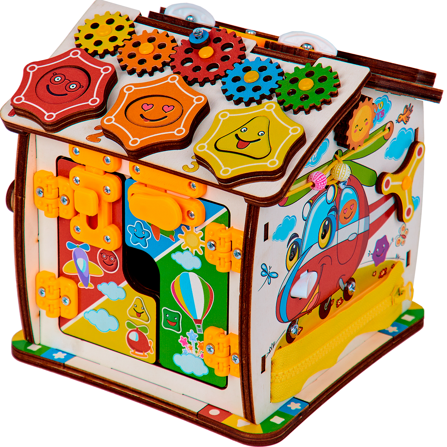 Игрушка Evotoys бизиборд - фото 20