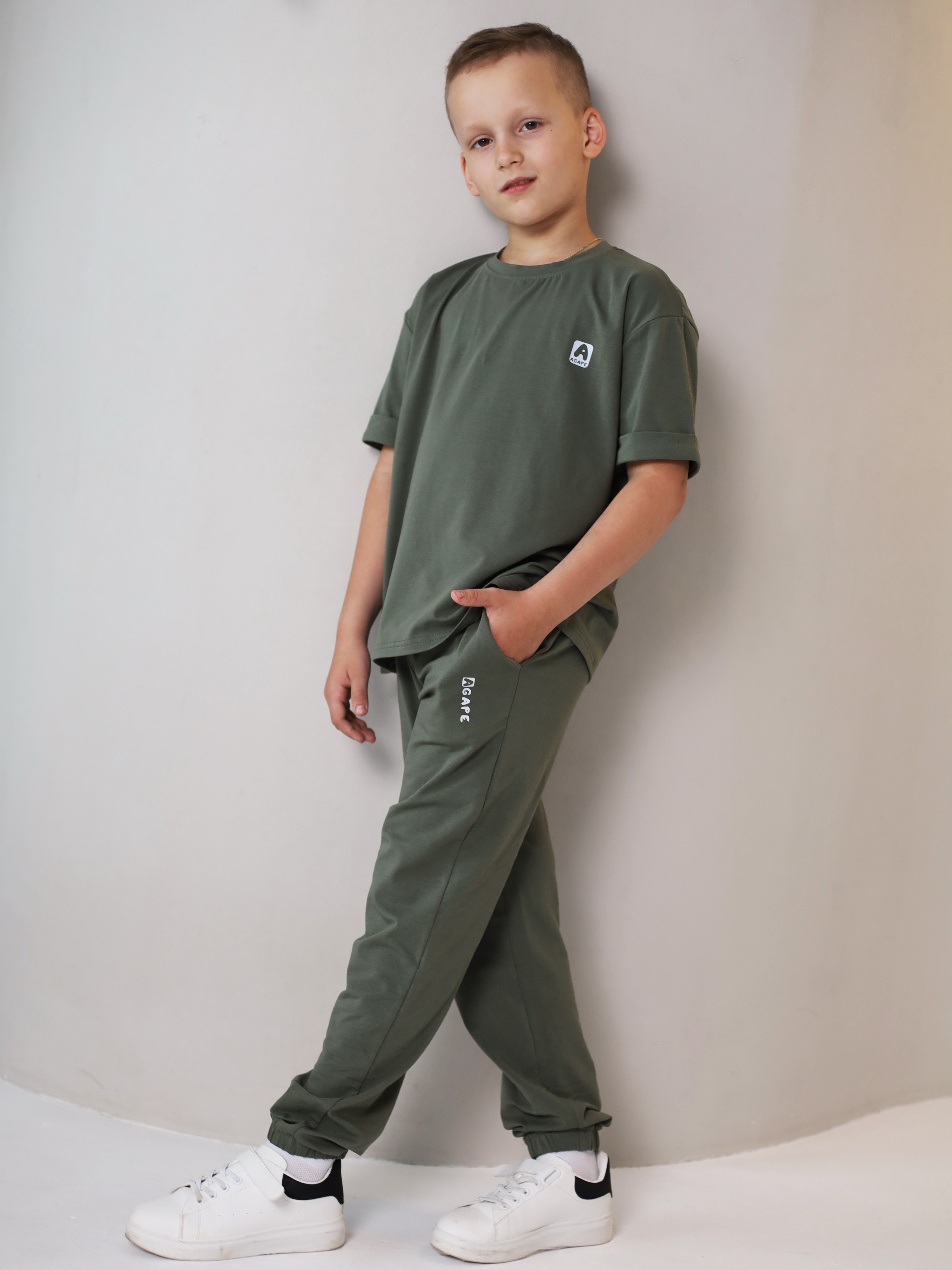 Костюм Агапэ 8017_хаки - фото 6