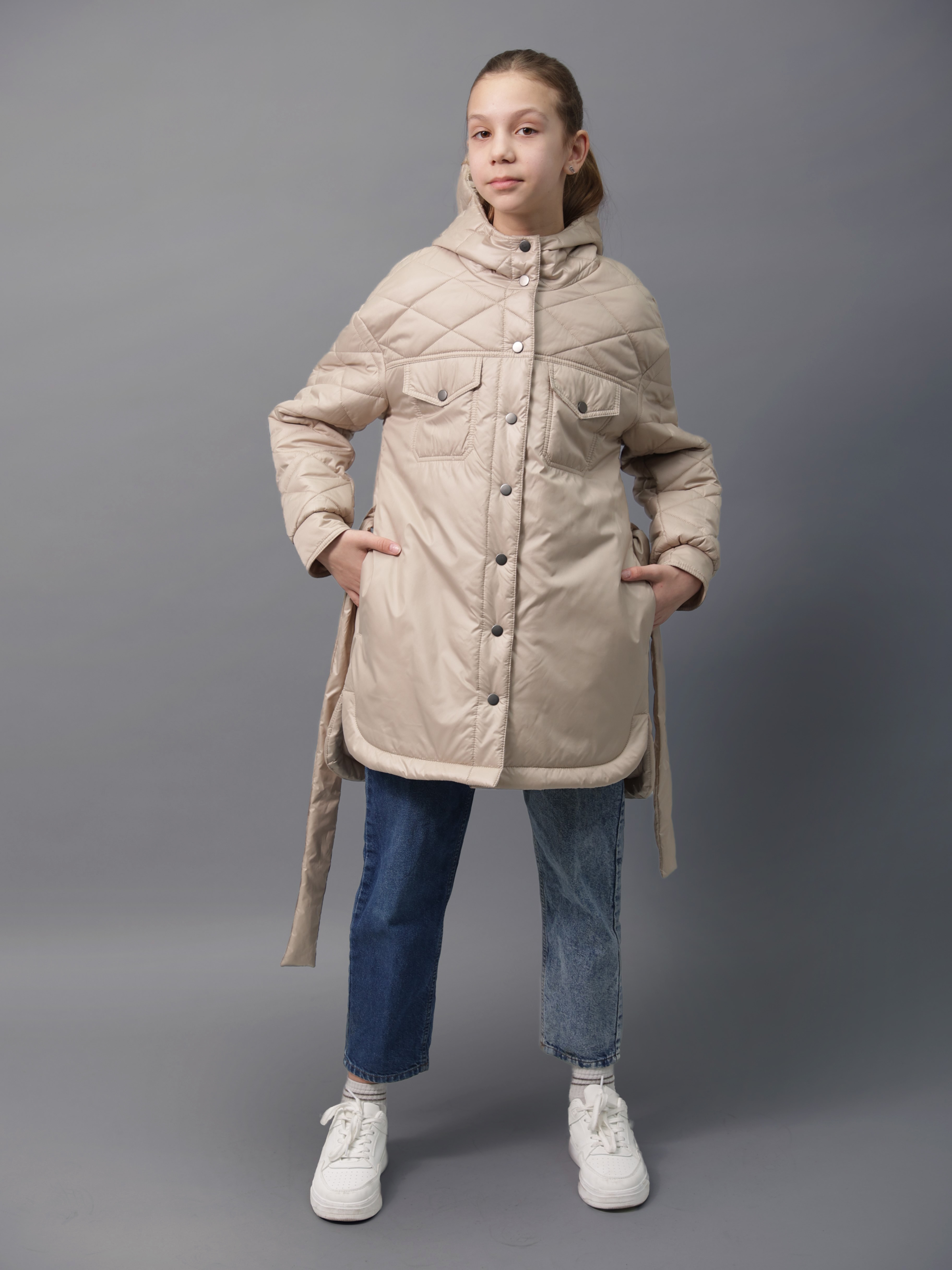 Куртка Аврора 973-Д/бежевый - фото 7