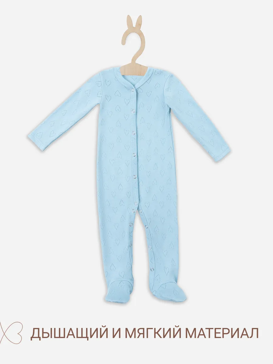 Комбинезон Mark Formelle (Марк Формэль) 14015/сердечки на голубом - фото 5
