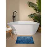 Коврик для ванной Arya Home Collection противоскользящий 50x70 Senfoni Синий