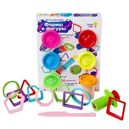 Масса для лепки Genio Kids Формы и фигуры
