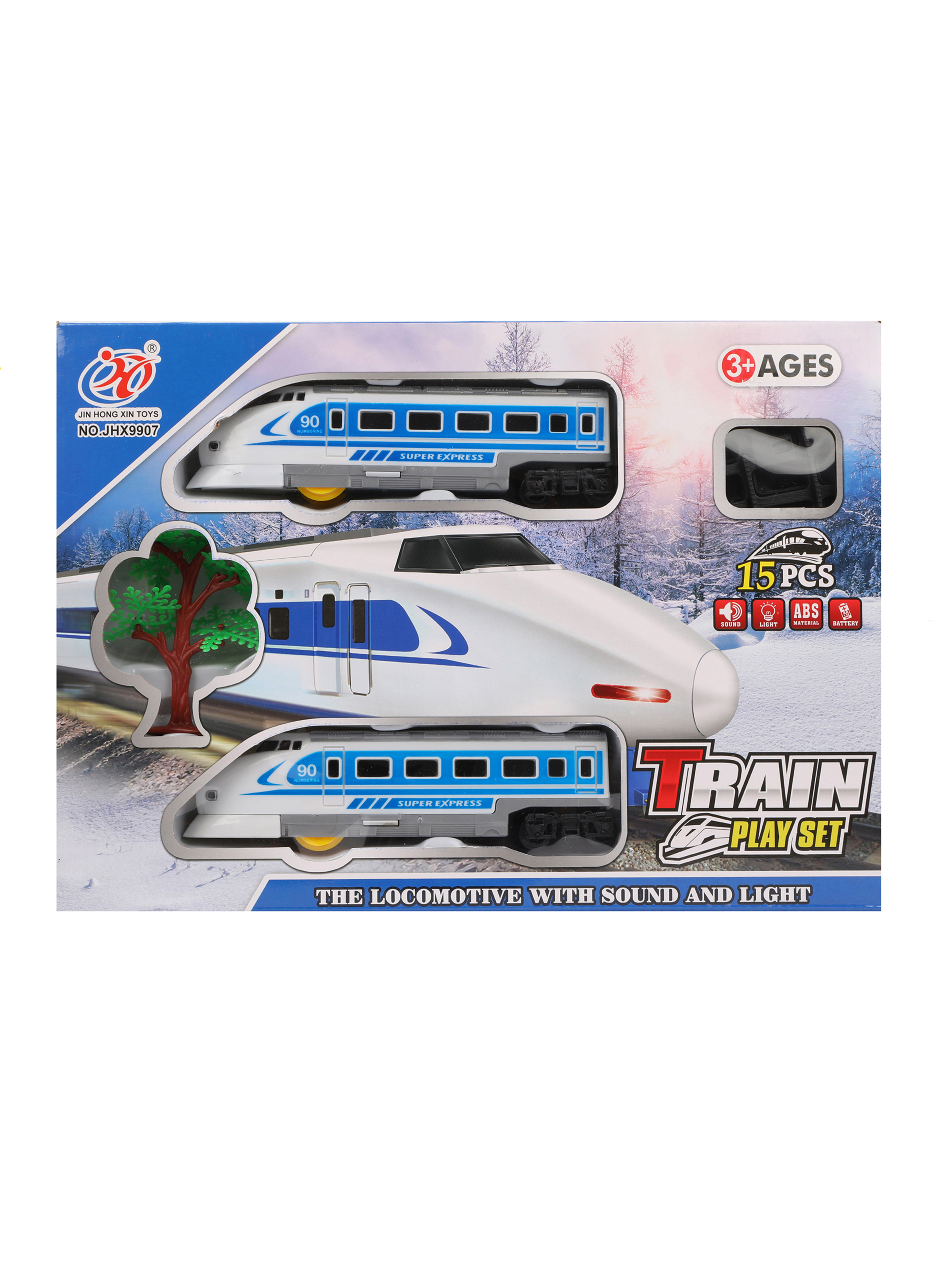 Набор железнодорожный Наша Игрушка 70 см 640801 - фото 5