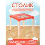 Стол elfplast Аладдин детский коралловый/кремовый