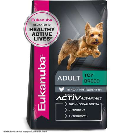 Корм Eukanuba Dog 1.5кг для взрослых собак миниатюрных пород сухой