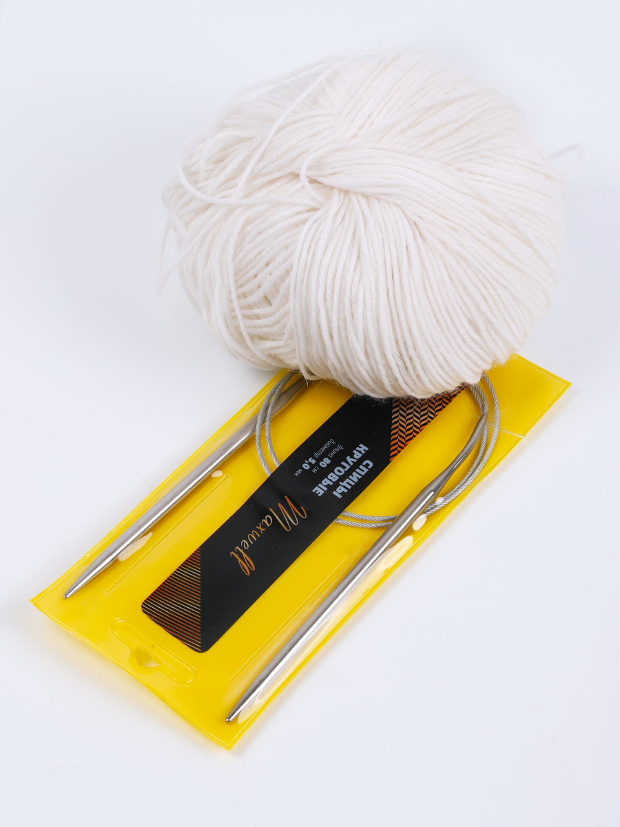 Спицы вязальные круговые Maxwell металл 5,0 мм 80 см - фото 5