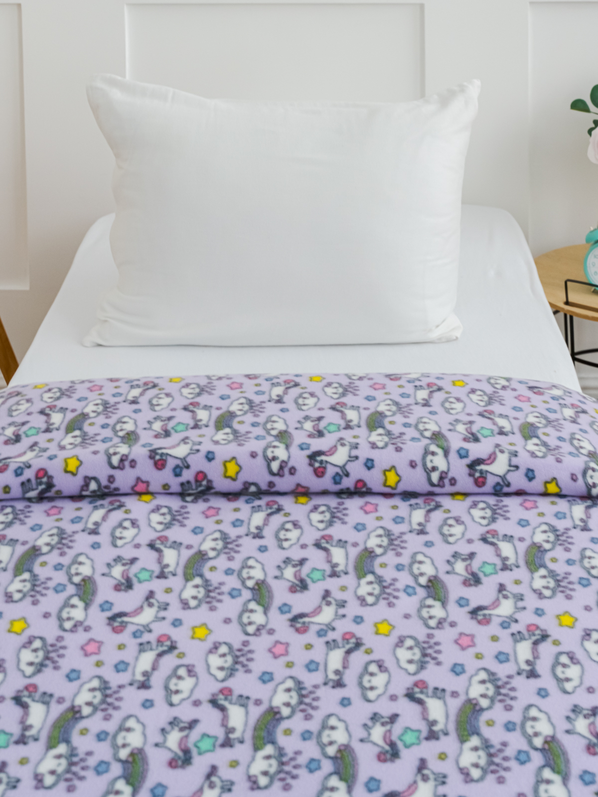 Плед Павлинка Единорожик 150 x 200 см флис - фото 3