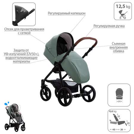 Коляска 2в1 Bebetto Kitelli PRO