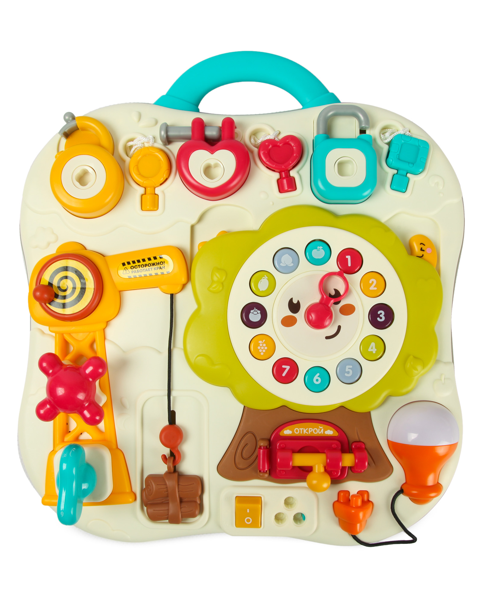 Бизиборд развивающий Baby Go Замочки OTE0665546 - фото 1